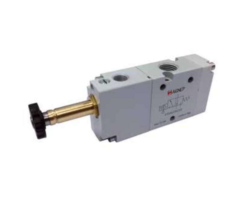 Electrovalvula Asistida 3/2 Nc Retorno Resorte Mecanico
