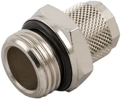 Racor Roscado Recto Cilindrico con O-Ring