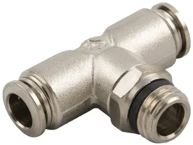 Racor Roscado en T Orientable Macho Central Cónico “Universal Short”
