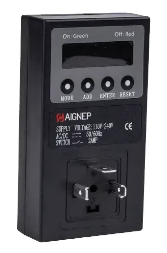 TEMPORIZADOR DIGITAL DIN43650A 7 - 36V AC/DC