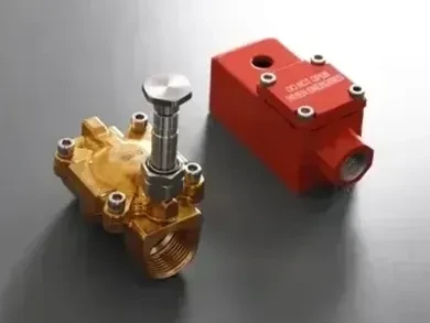 Electroválvula Servoaccionada Antideflagrante Cuerpo Laton ∆P = 0.15 Bar - Operador 14 mm